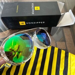 Von Zipper Green and Blue Lens Glasses